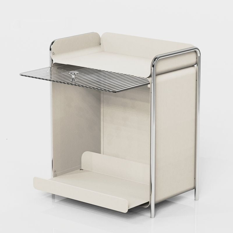 Countertop Cup Storage Cabinet - Modern Stainless Steel Kitchen Organizer