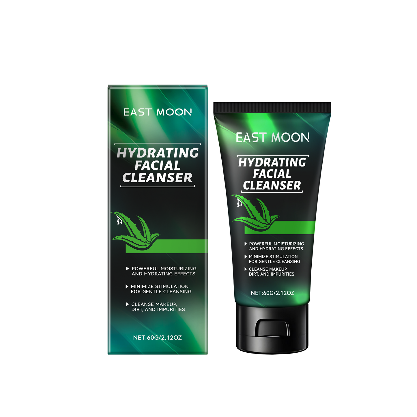 Gentle Moisturizing Facial Cleanser with Aloe Vera Extract