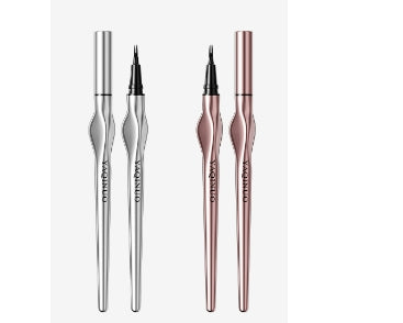 Waterproof Eyebrow Pencil with Dual-Fork Tip - Sweat-proof, Long-lasting Makeup Tool