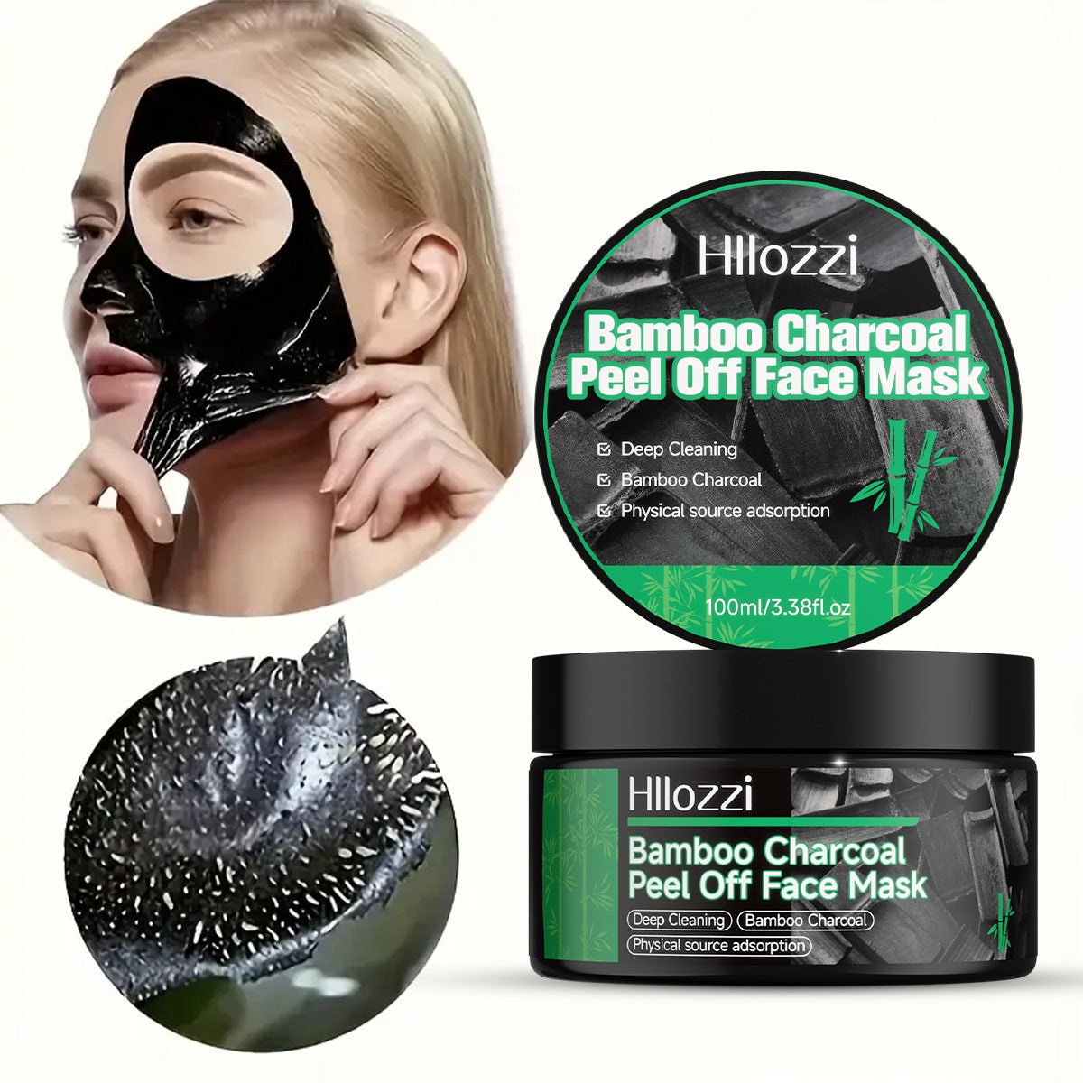 Bamboo Charcoal Pore Cleanser Peel-Off Mask 100ml