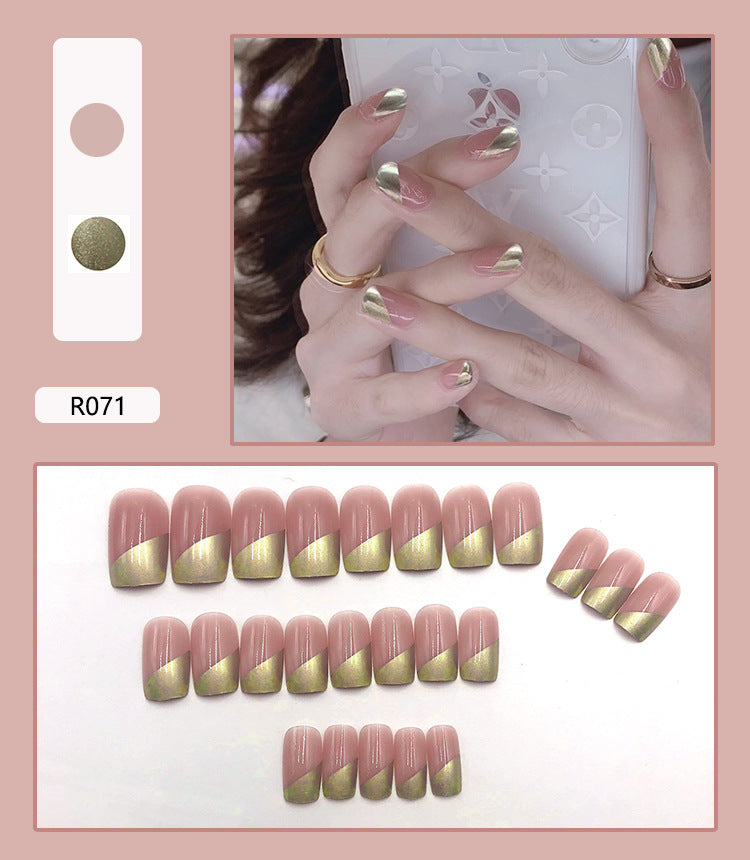 Removable Nail Stickers for Nail Art - 24 Pieces, Multiple Styles