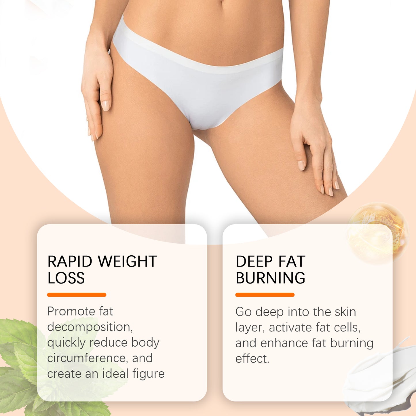 Ultra Moisturizing Hot Cream - Ginger & Mint Firming Body Care Cream
