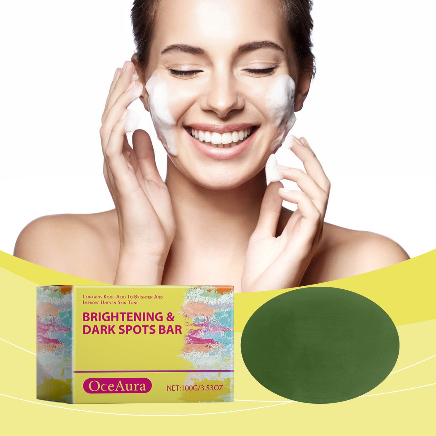 Brightening Body Soap with Nicotinamide and Grapeseed Oil - 100g