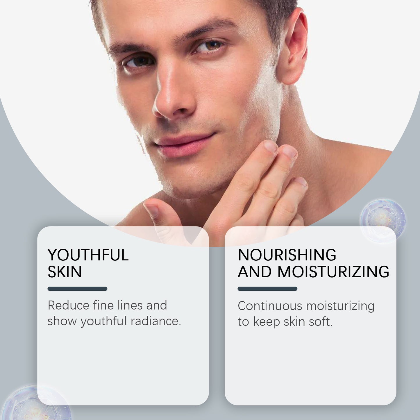 Nourishing Facial Cleanser for Men - Gentle Oil Control Face Wash 100ml
