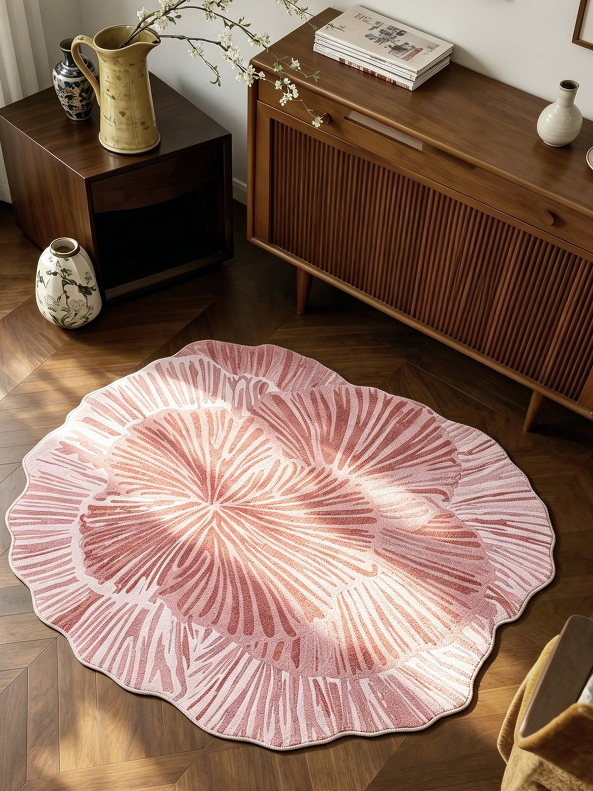 Washable Shaped Floor Mat - Wipeable Carpet for Home & Office