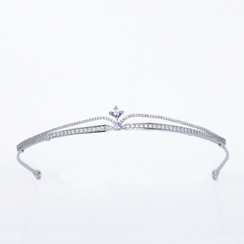 Women's Princess Crown Hairpin - Silver