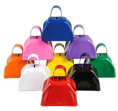Three-Inch Cowbell Hand Bell for Crafts Home & Party Decorations