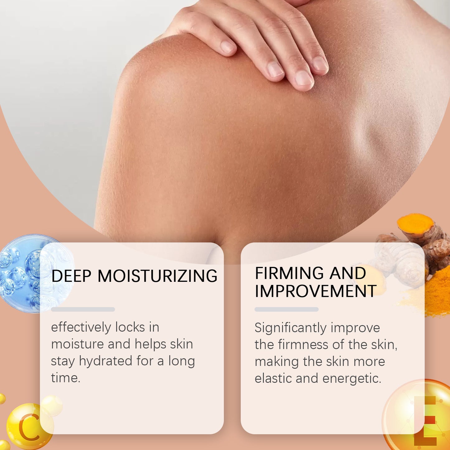 Turmeric Vitamin C Firming & Brightening Body Cream - Hydrating Skin Care