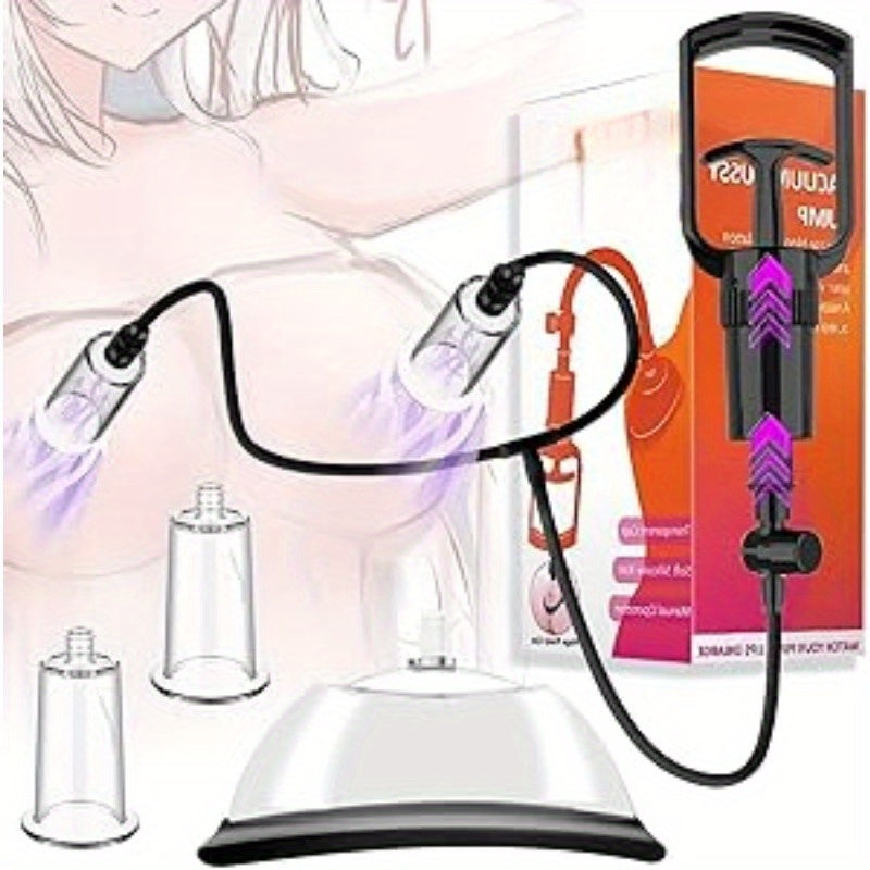 Clitoral and Nipple Pump Set - Adjustable Suction Toys