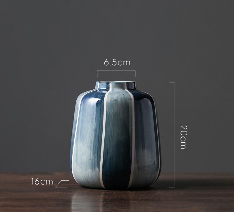 Modern Nordic Ceramic Vase for Living Room & Dining Table Decor