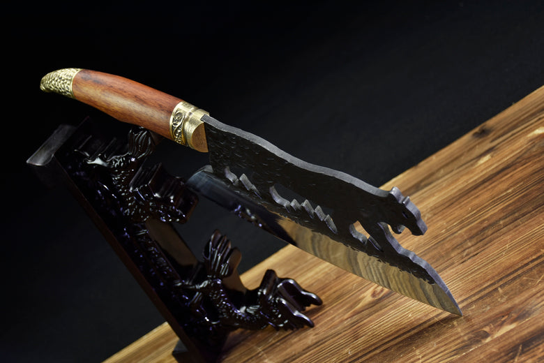 Snow Leopard Bone Cutter - Kitchen & Dining Cooking Tool, Silver