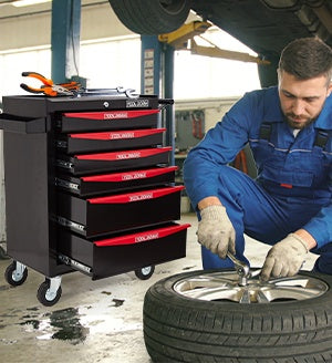 Tool Cabinet 21inch With Wheel And Drawers