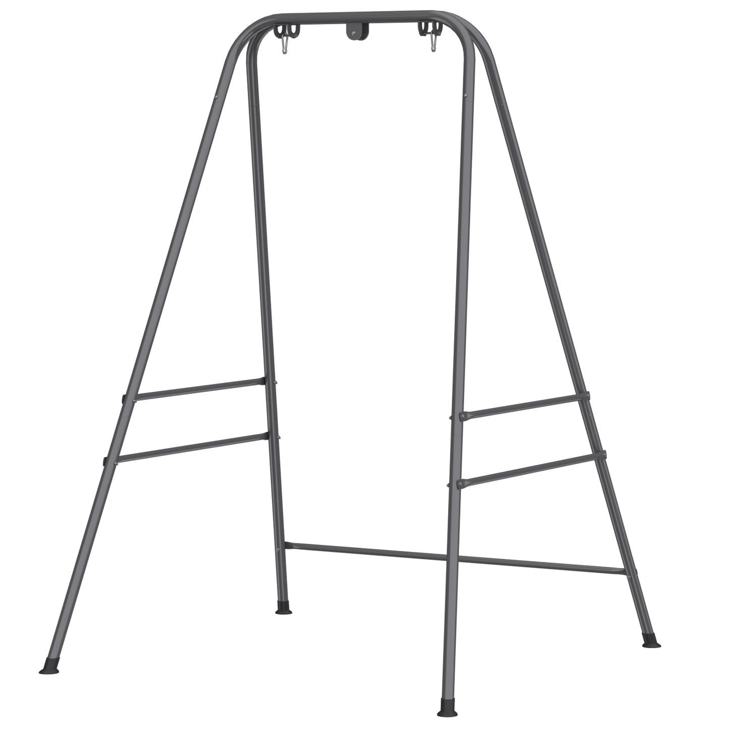 Hammock Chair Stand for Indoor & Outdoor Use - Gray, 330 lbs Capacity