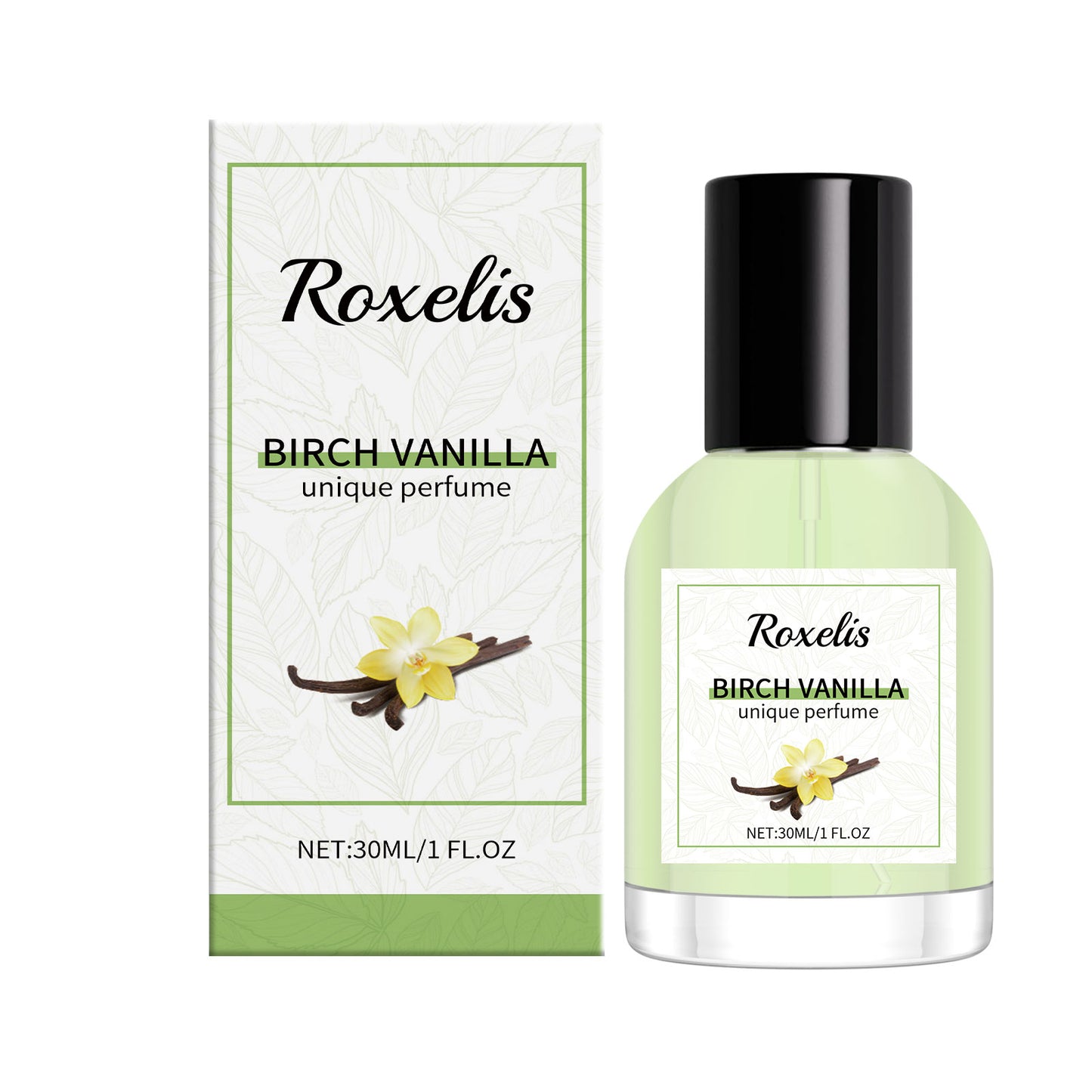 Birch Vanilla Unisex Perfume - Long Lasting Warm Scent, 30ml