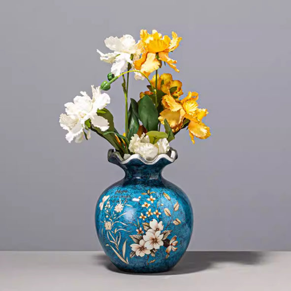 Retro Ceramic Vase for Living Room & Dining Decor - Multiple Styles