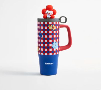 Insulated Travel Mug with Handle - Stainless Steel, Multiple Colors & Capacity