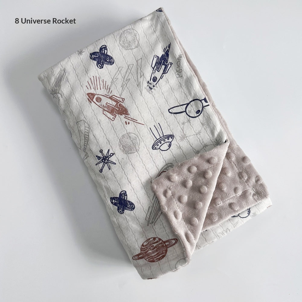 Baby Beanbag Blanket - Soft Cotton Nursery Bedding for Newborns & Toddlers