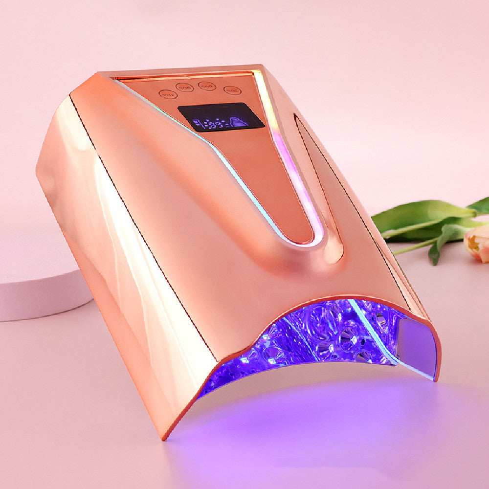 Portable Infrared Nail Phototherapy Lamp - Hand & Finger Care, 128W