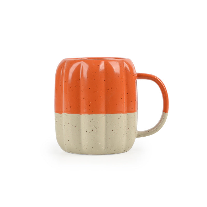 Ceramic Pumpkin Mug 425ML - Halloween Fall Coffee Cup - Microwave Safe
