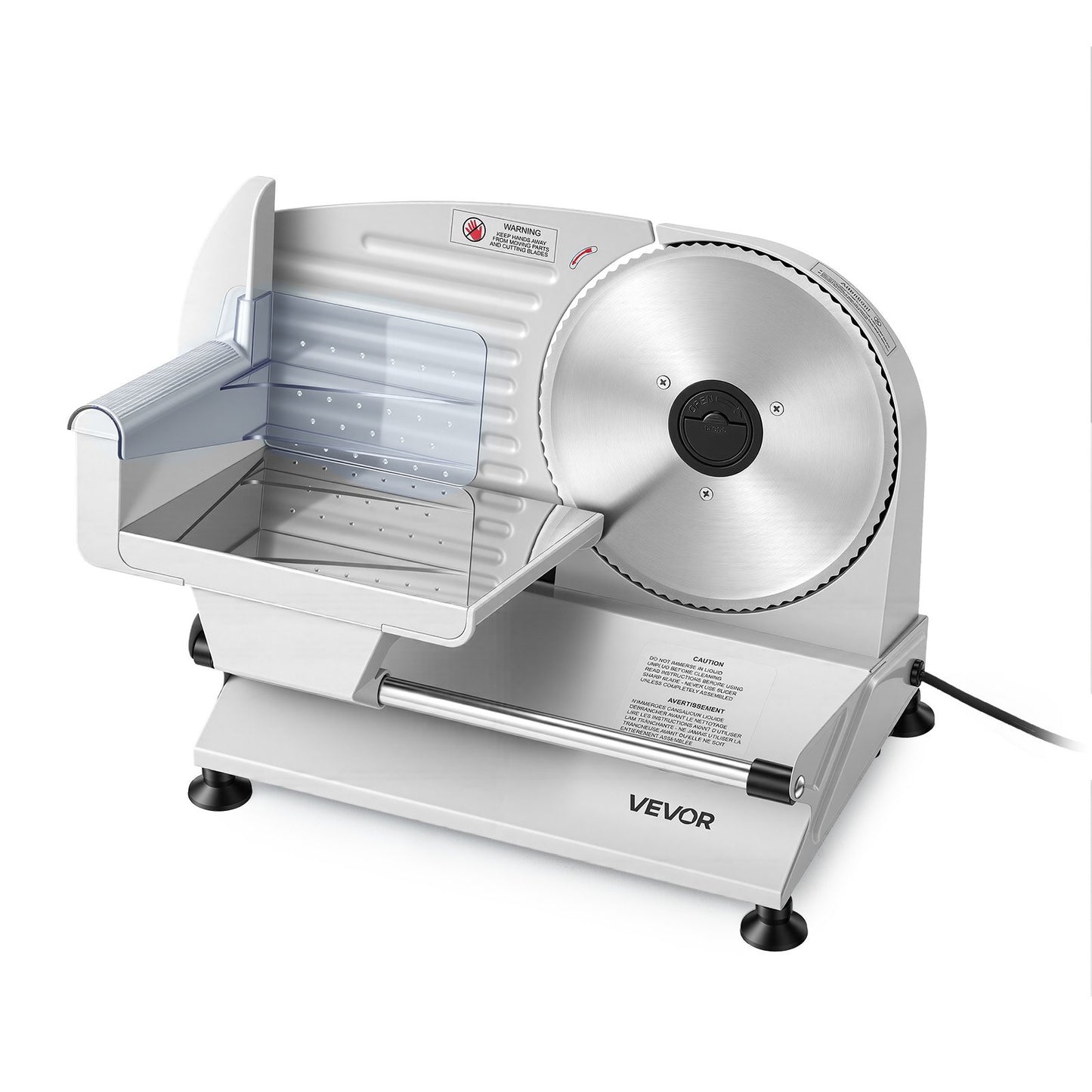 Electric Meat Slicer 7.5 Inch Food Deli Slicer with Adjustable Thickness 200W
