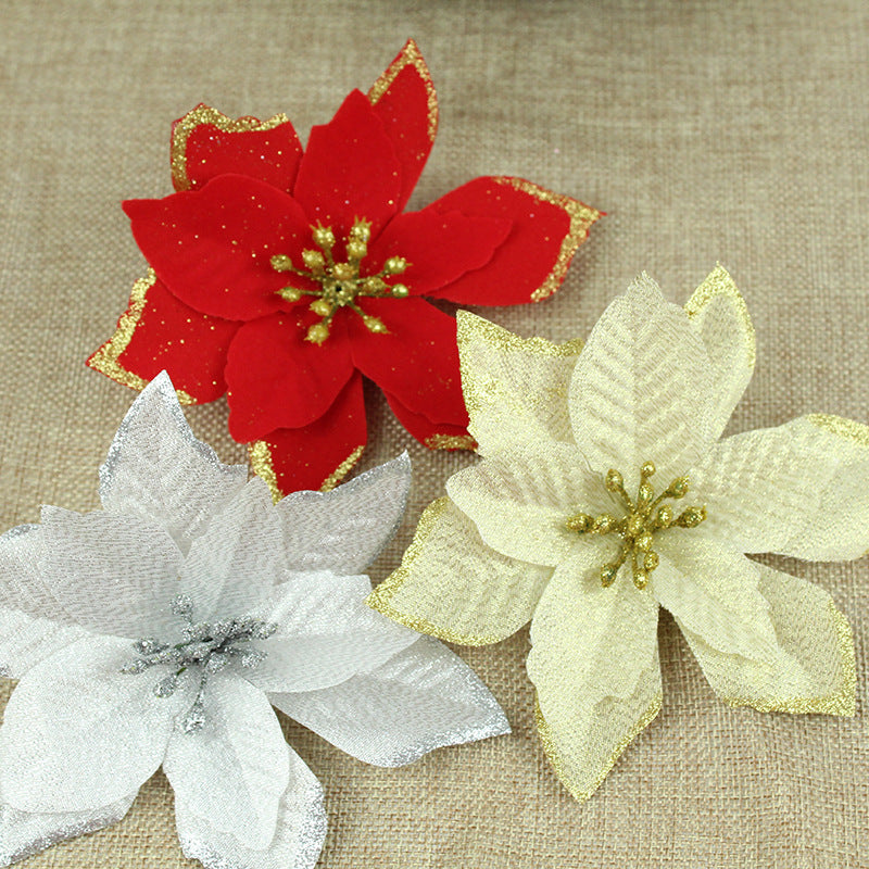 Christmas Gold Powder Side Accessories - Festive Decor for Holiday Celebrations