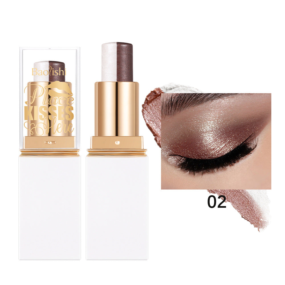 Six-Color Pearlescent Eyeshadow Stick - Versatile Glitter Color Makeup
