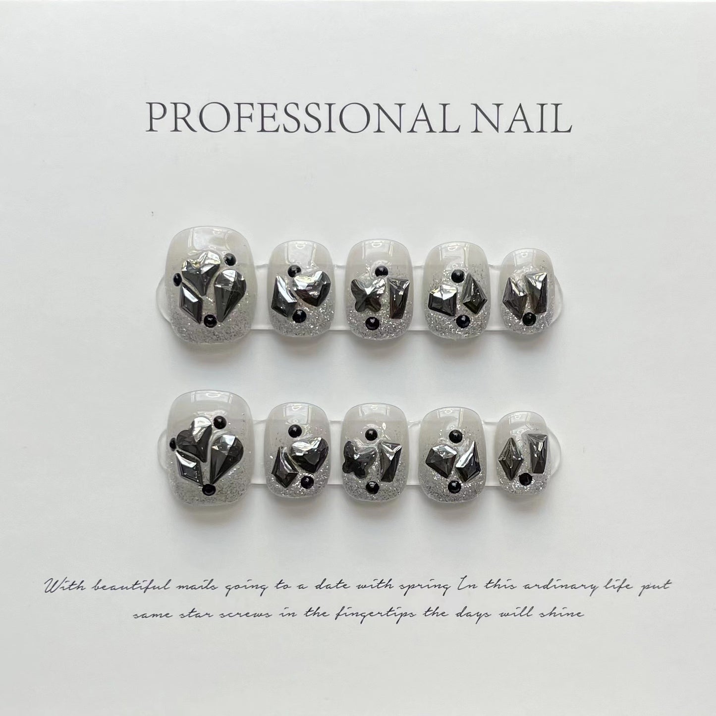 Hand-Worn Armor Nail Stickers Nail Art Patch for Nail Decoration