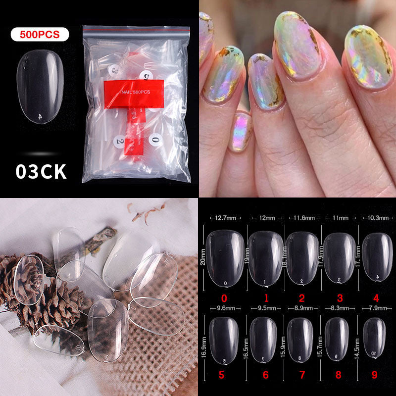 French Pointed Non-Marking Ballet Nail Art Tools - Transparent