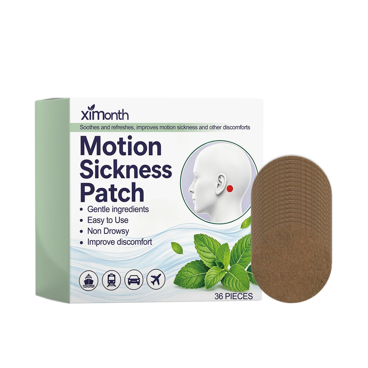 Breathable Body Care Patch, 36 Pieces