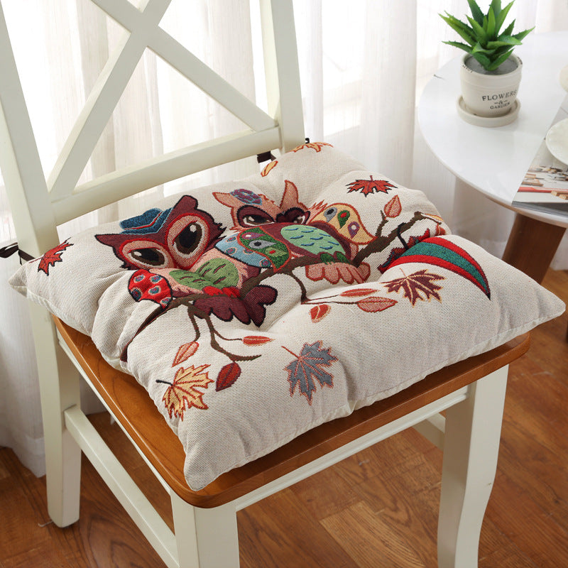 Thickened Non-Slip Chair Cushion for Dining & Kids Chairs - Solid Wood Stool Seat Pad