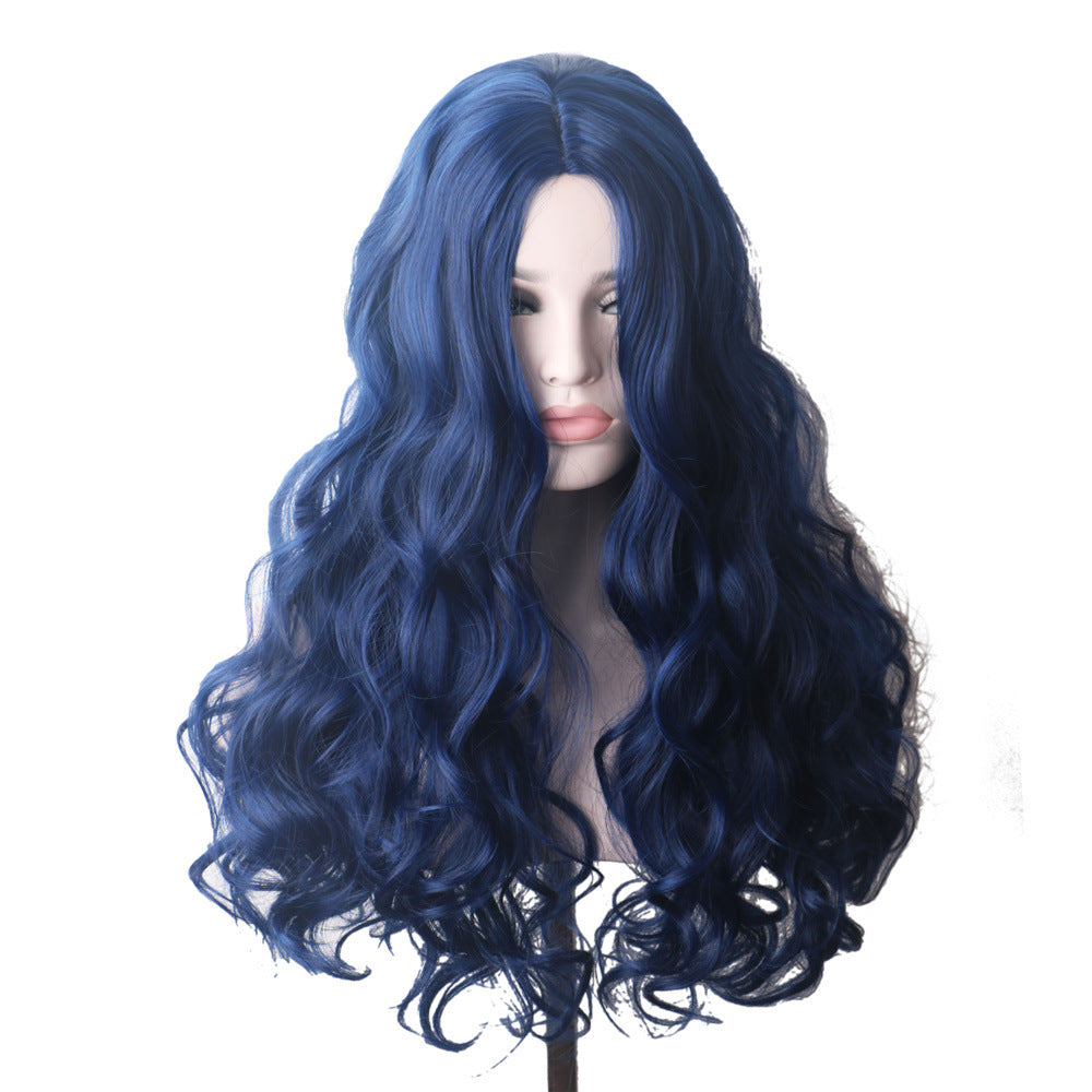 Long Curly Wig Full-Head Synthetic Hair - Multiple Colors