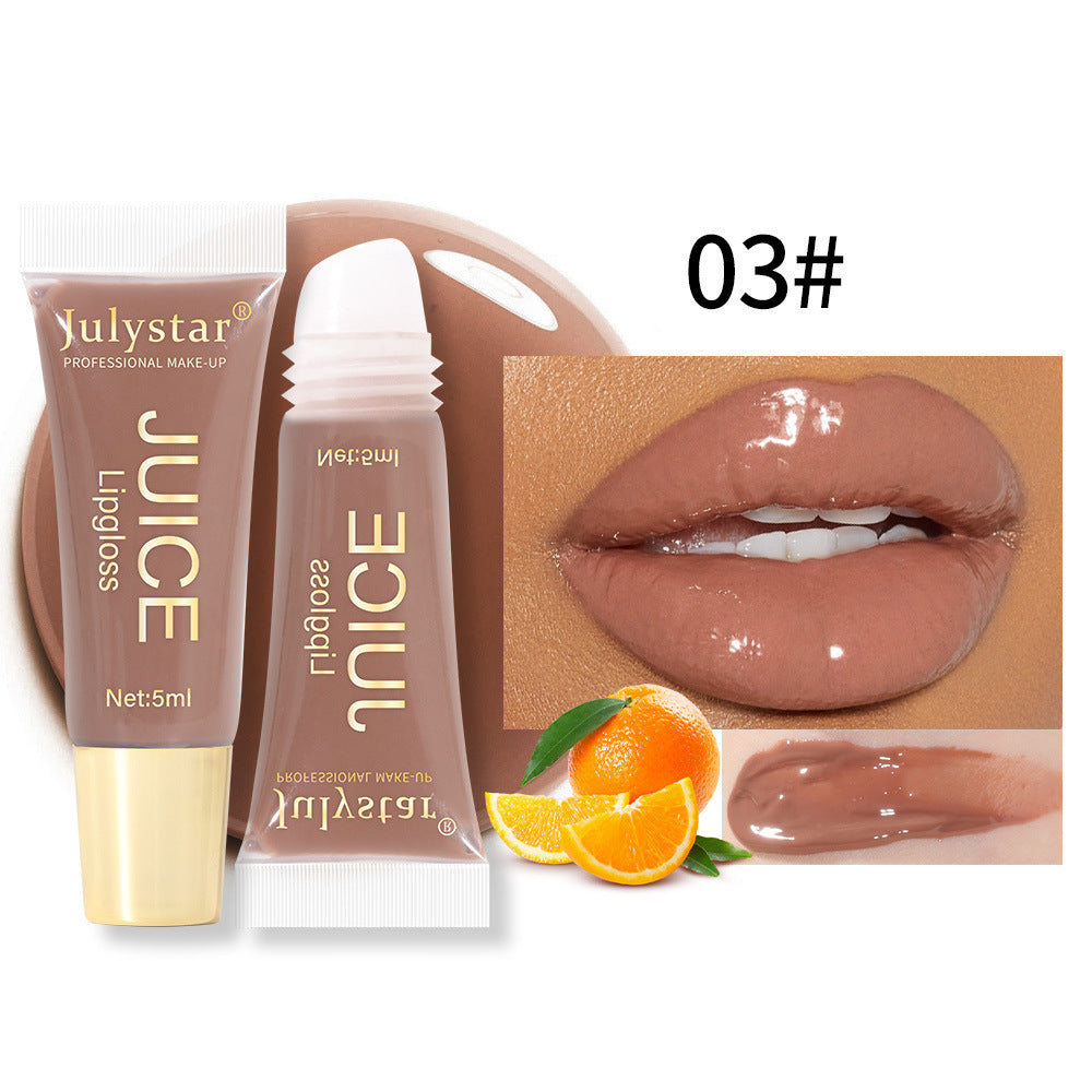 Moisturizing Fruit-Flavored Lip Oil - Plumping Water Gloss Makeup