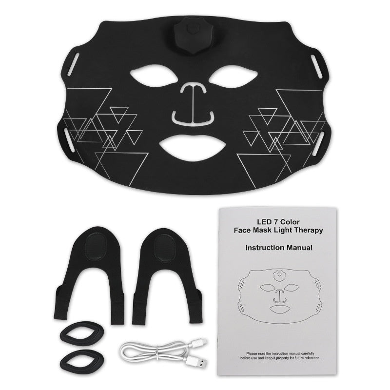 Multifunctional Rainbow Light Therapy Facial Mask for Skin Rejuvenation