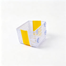 Foldable Plastic Pool Storage Basket with Water Drainage - Space Saving Tote