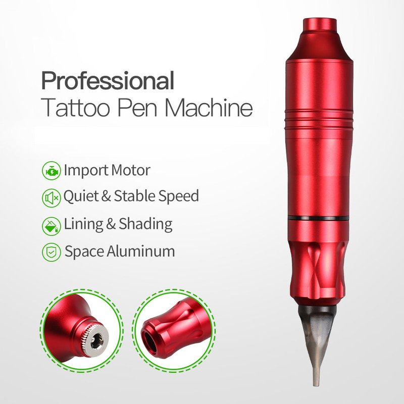Mini Tattoo Pen Machine Kit with Power Supply