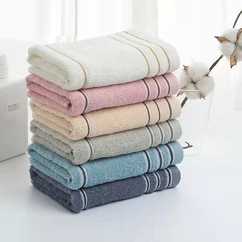 Cotton Face Towels Set - 4 Pcs Absorbent Face Washing Cloths for Men & Women