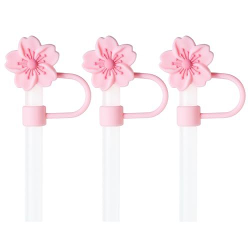 40 Oz Glass Straw Cover Set - Heavy Duty Plastic Protectors for Drinks