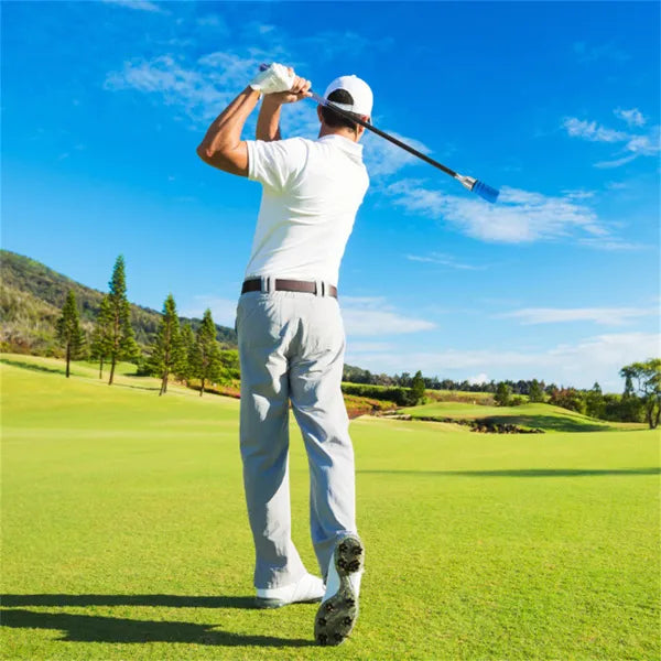 Golf Swing Stick - Portable Fiberglass Training Tool for Grip & Accuracy - Blue