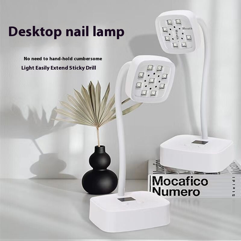 Desktop Nail Dryer Lamp with Quick-Drying Induction and Energy Storage