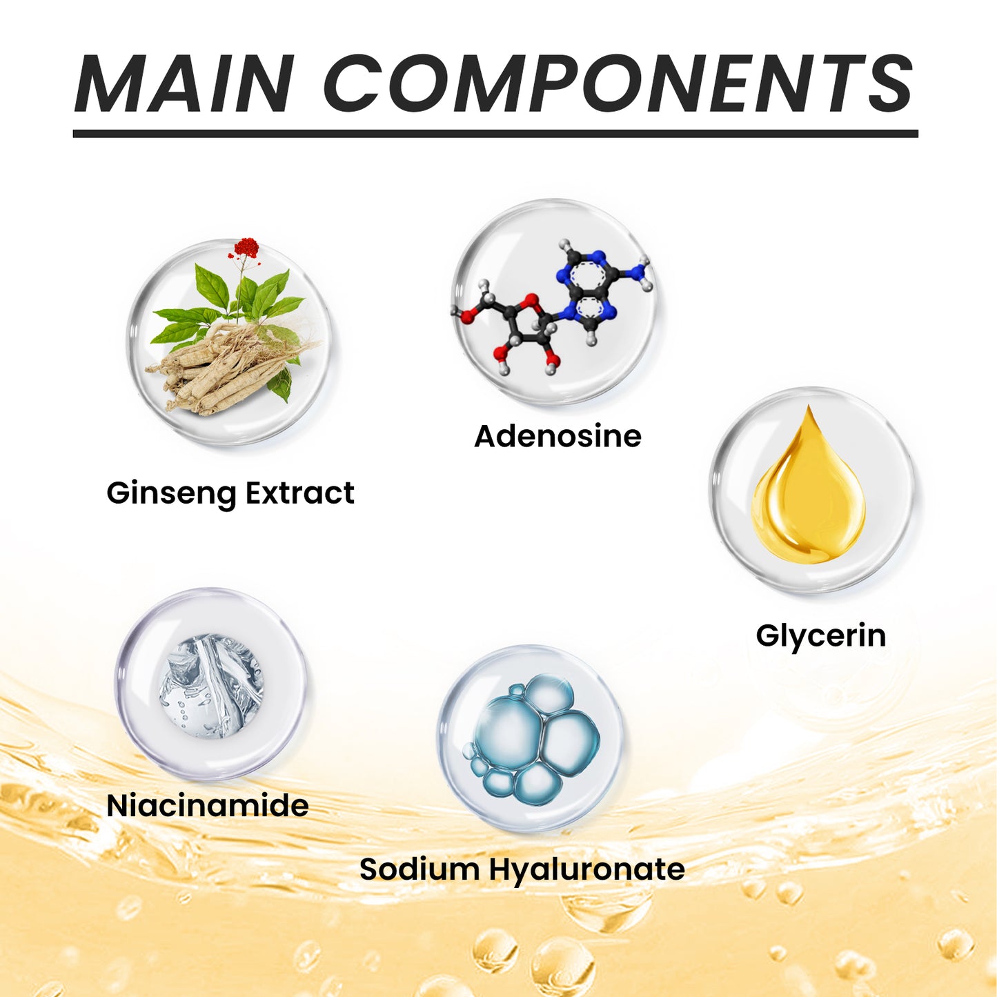 Ginseng Extract Facial Toner - Brightening & Anti-Aging Skin Care