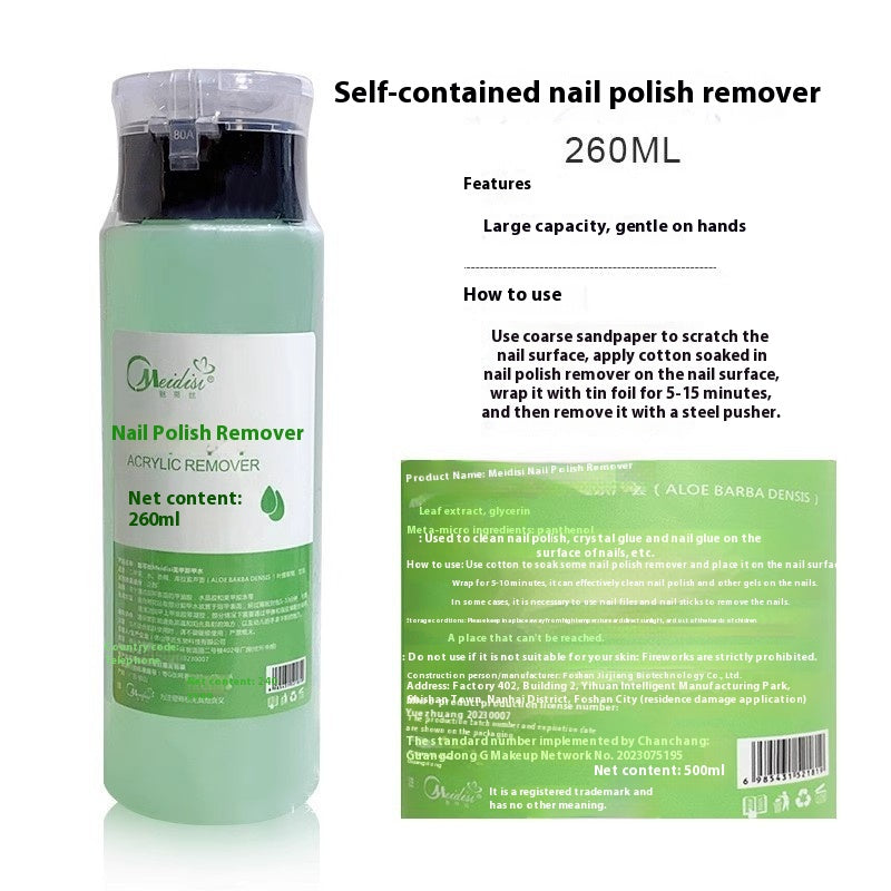 Nail Art Press Bottle Cleaning Solution for Nail Removal & Care - 1000ml