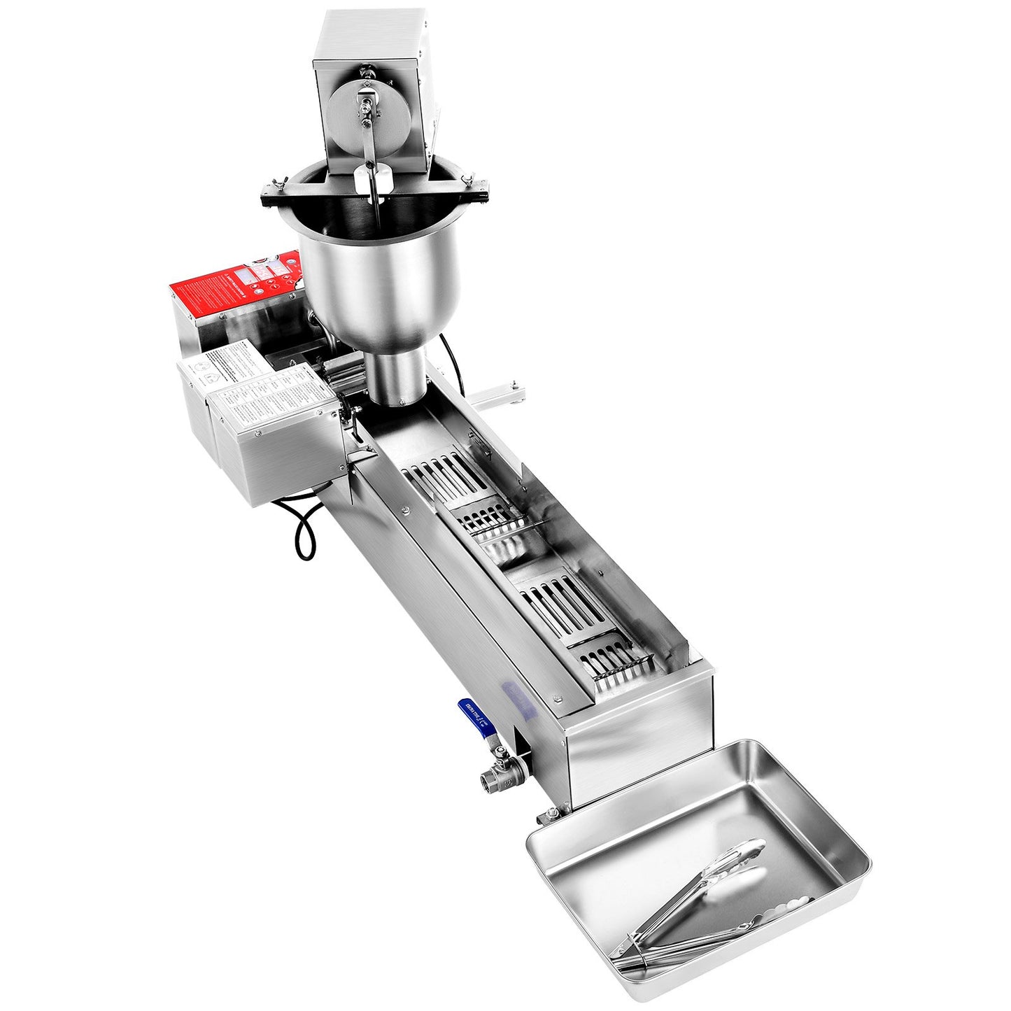 Commercial Automatic Donut Maker Machine - Single Row 90 PCS/hr, Silver