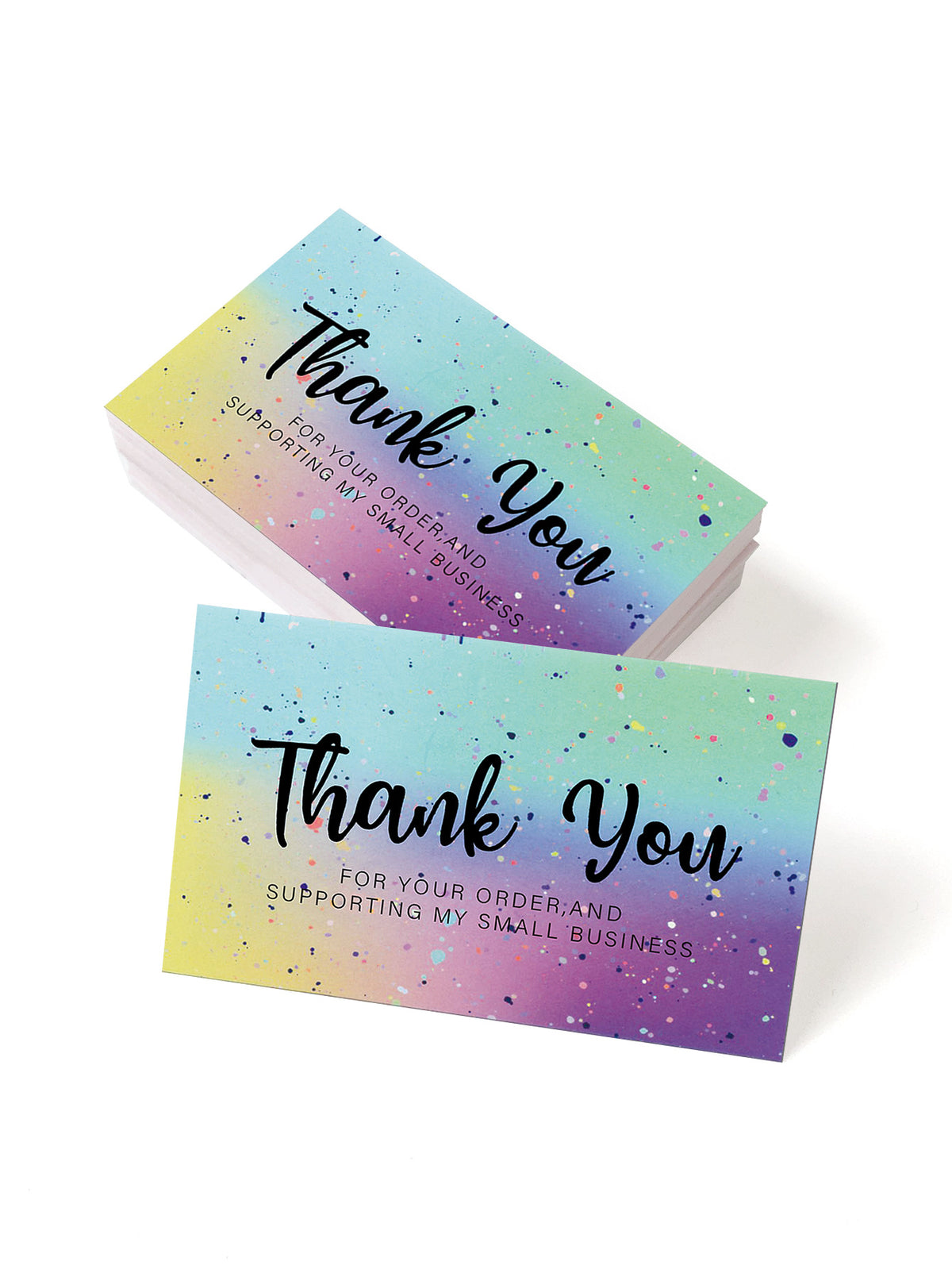 Thank You Greeting Cards Set for Weddings Parties & Holidays - 50 Pack