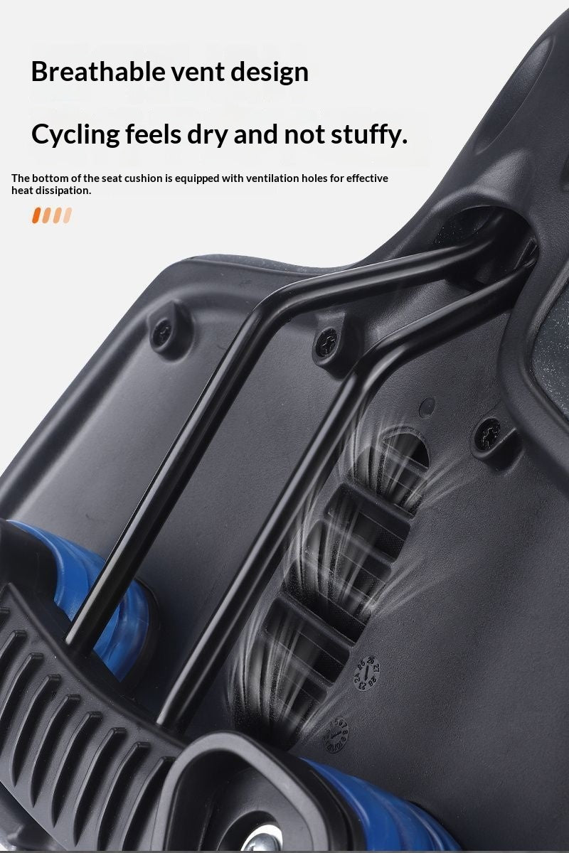 Mountain Bike Seat Pad Widened Gel Cushion - Comfortable Shock Absorption