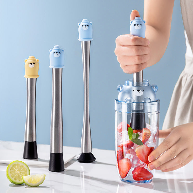 Snow Cup Lemon Hammer Rod Crusher - Kitchen & Garden Storage Tool