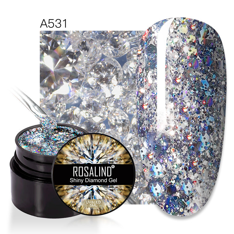 Flashing Diamond UV Nail Polish - 8 Colors