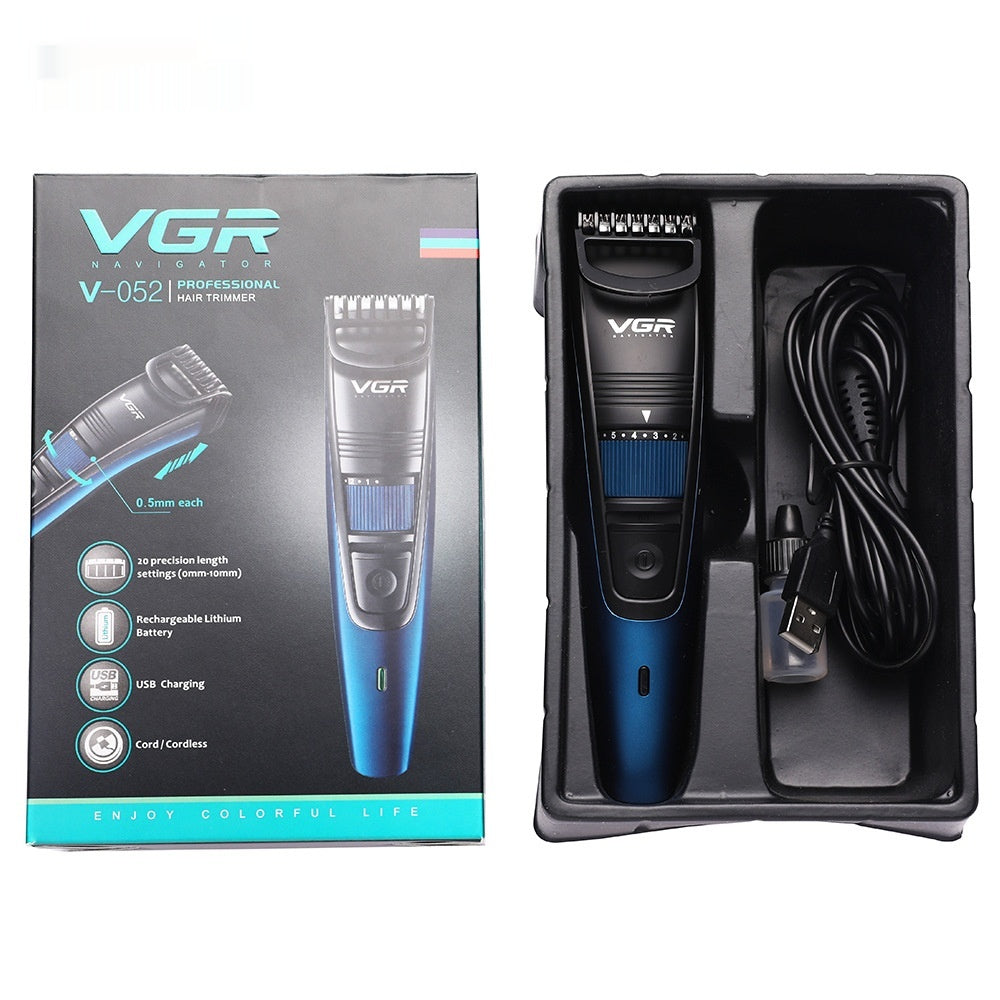 USB Rechargeable Hair Clipper - Blue