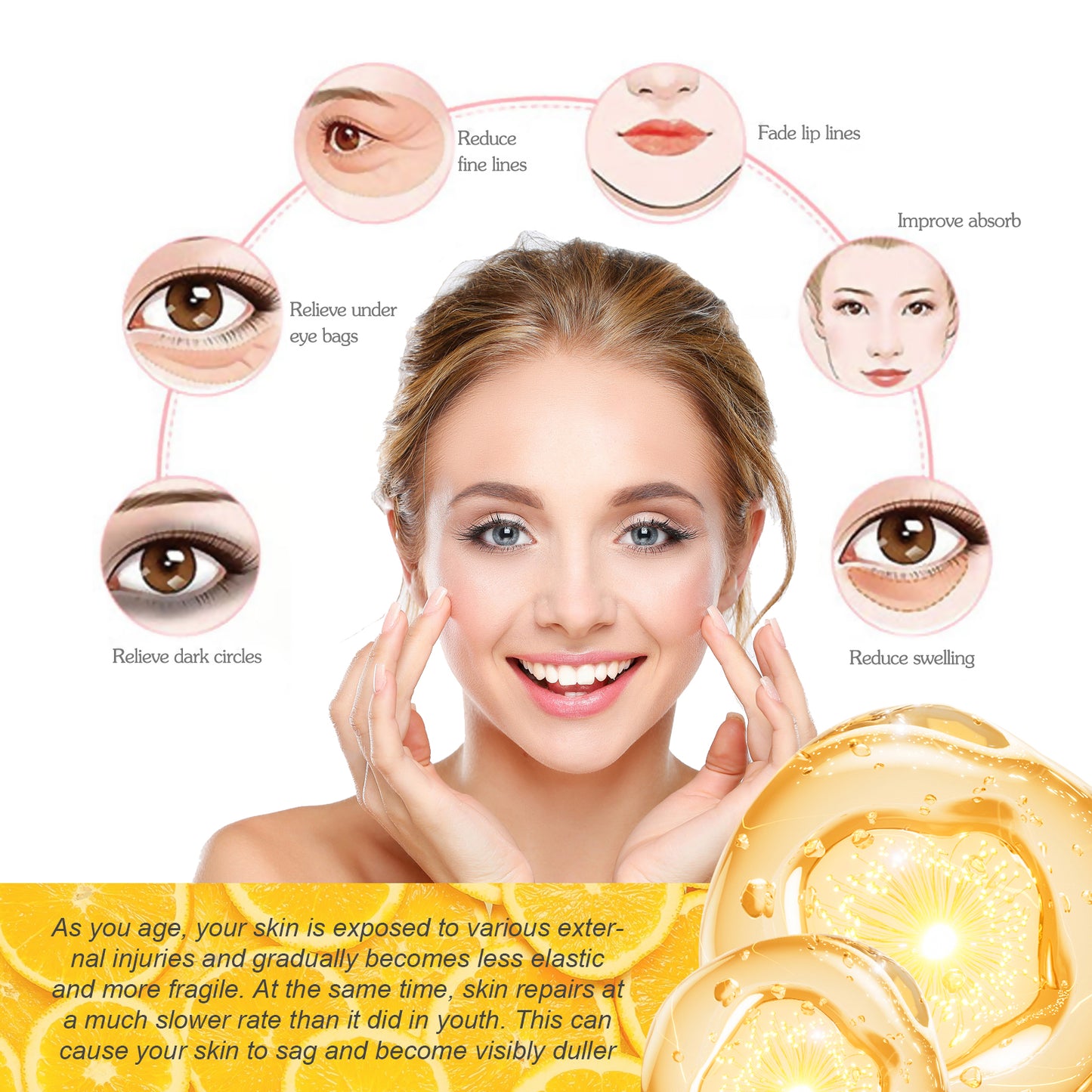 Anti-Aging Facial Serum with Retinol, Hyaluronic Acid & Niacinamide