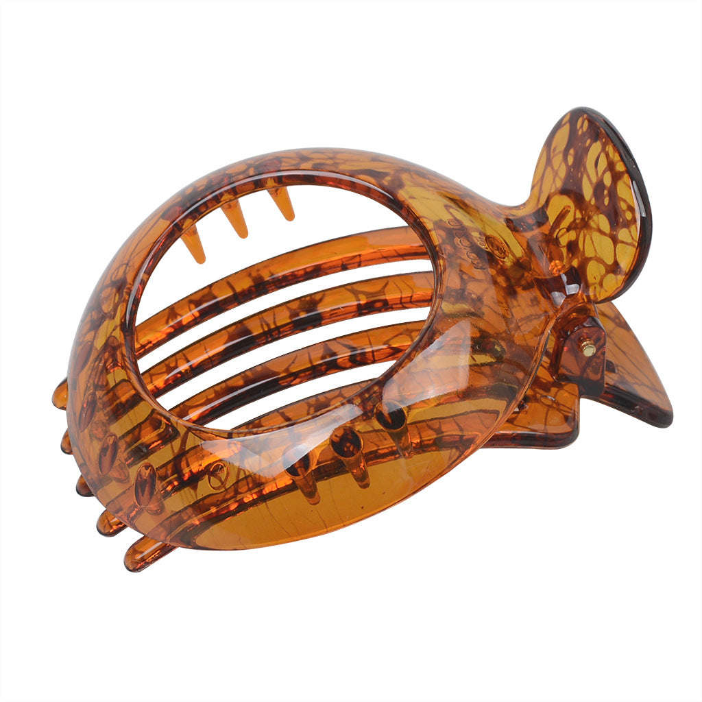 Stylish Round Hollow Hair Barrettes for Women - Multiple Colors
