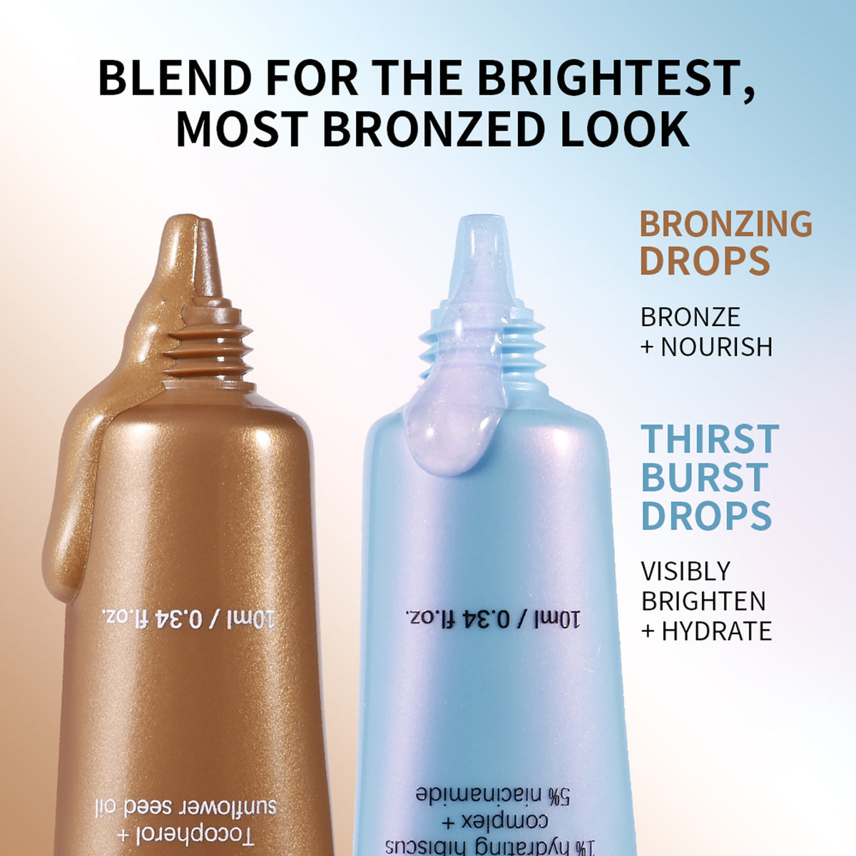 Brightening Nourishing Moisturizing Bronze Sun Tanning Set